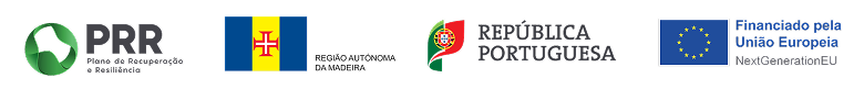 PRR · Região Autónoma da Madeira · República Portuguesa · Financiado pela União Europeia